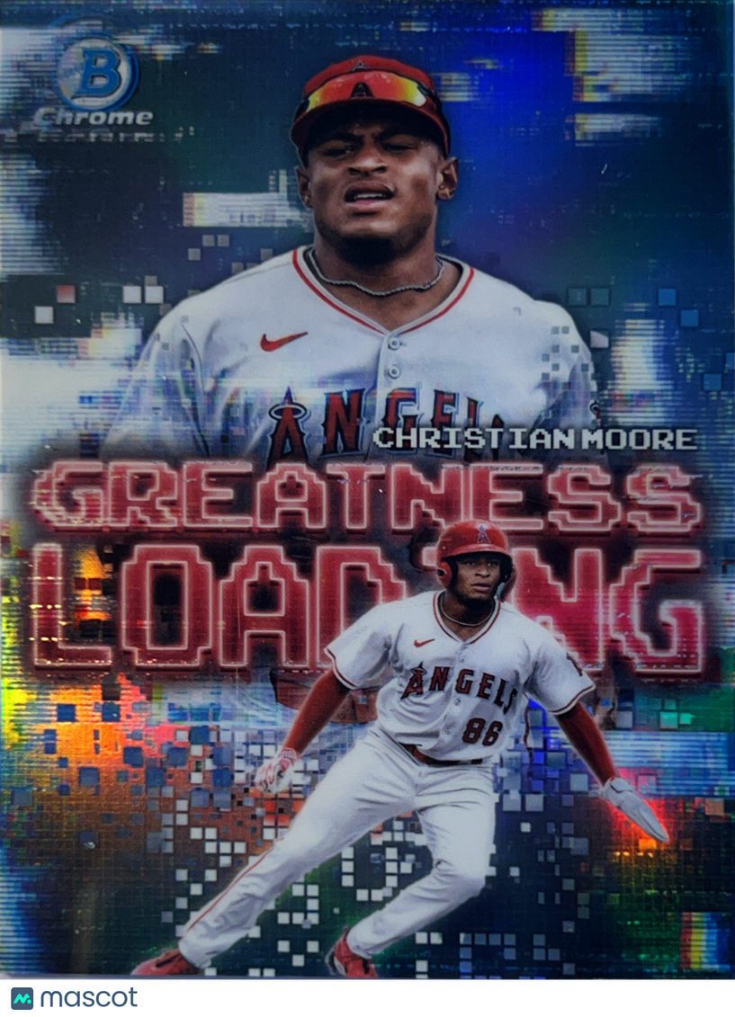 2025 Bowman Chrome Greatness Loading Christian Moore #GL-19