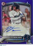 2025 Topps Bowman PJ Morlando #BPA-PM Purple 1st Bowman