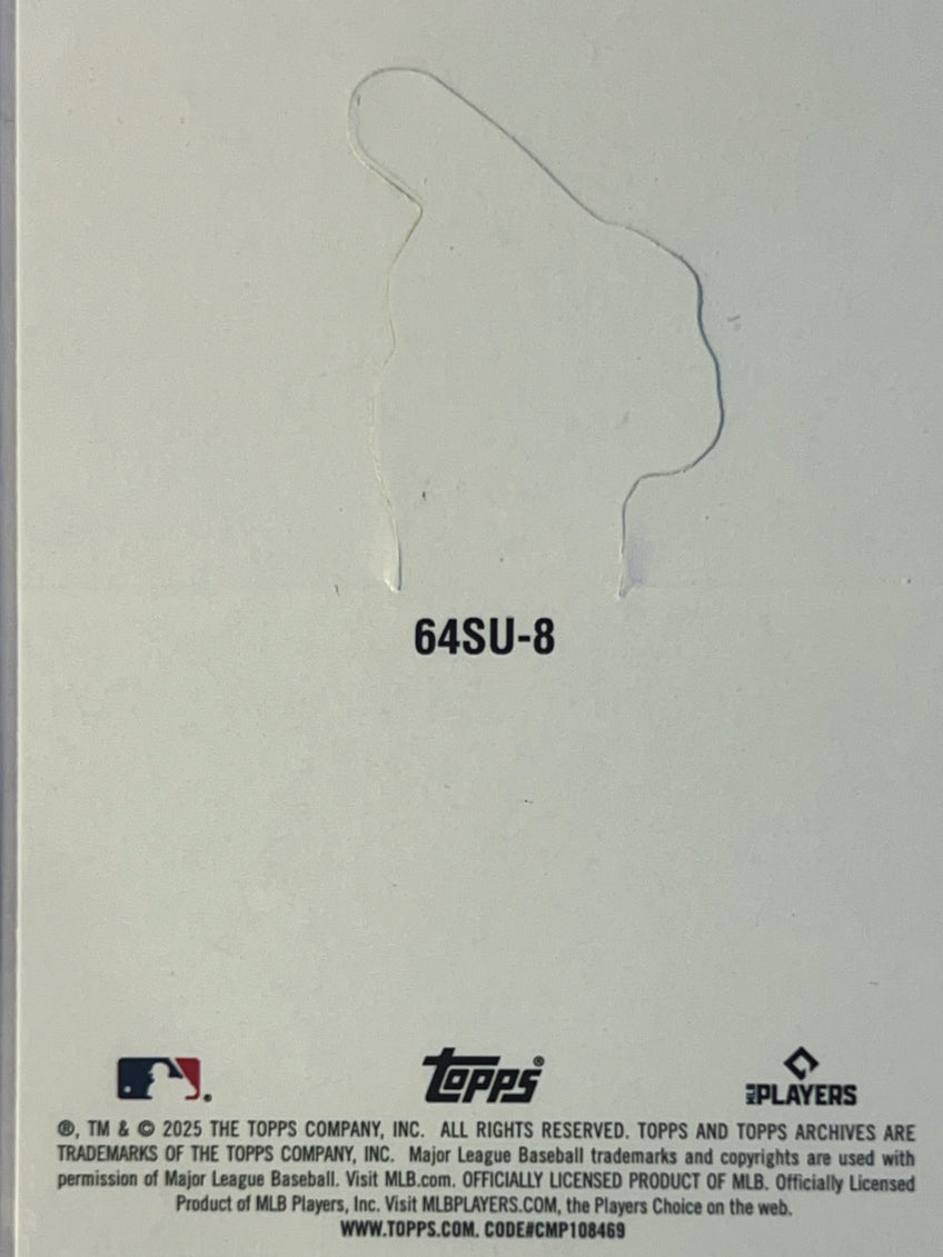 2025 Topps Archives Stand-Ups Luisangel Acuña #64SU-8 RC