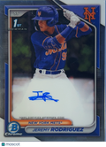 2024 Bowman Chrome Jeremy Rodriguez #CPA-JRZ Topps Autograph Issue 1st Bowman