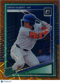 2025 Panini Donruss Optic Prizm Drew Gilbert #157 Orange Velocity Rated Prospect