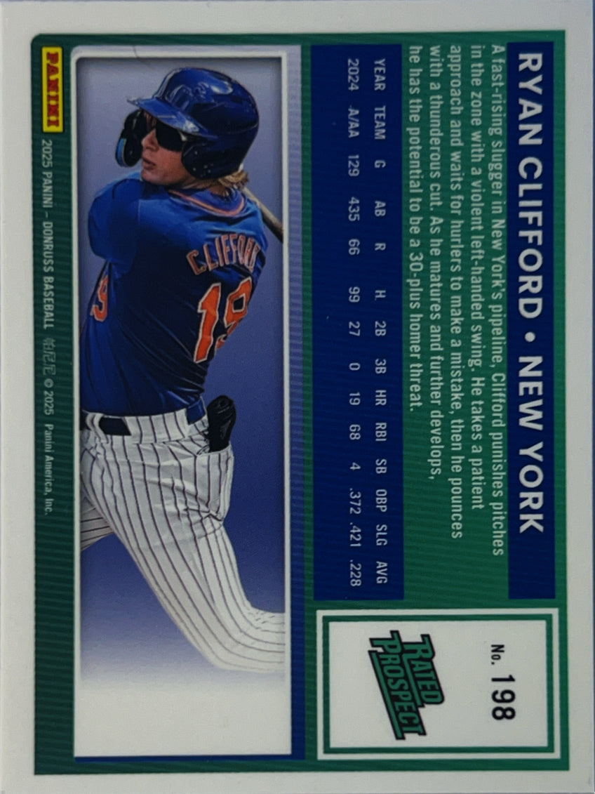 2025 Panini Donruss Optic Ryan Clifford #198