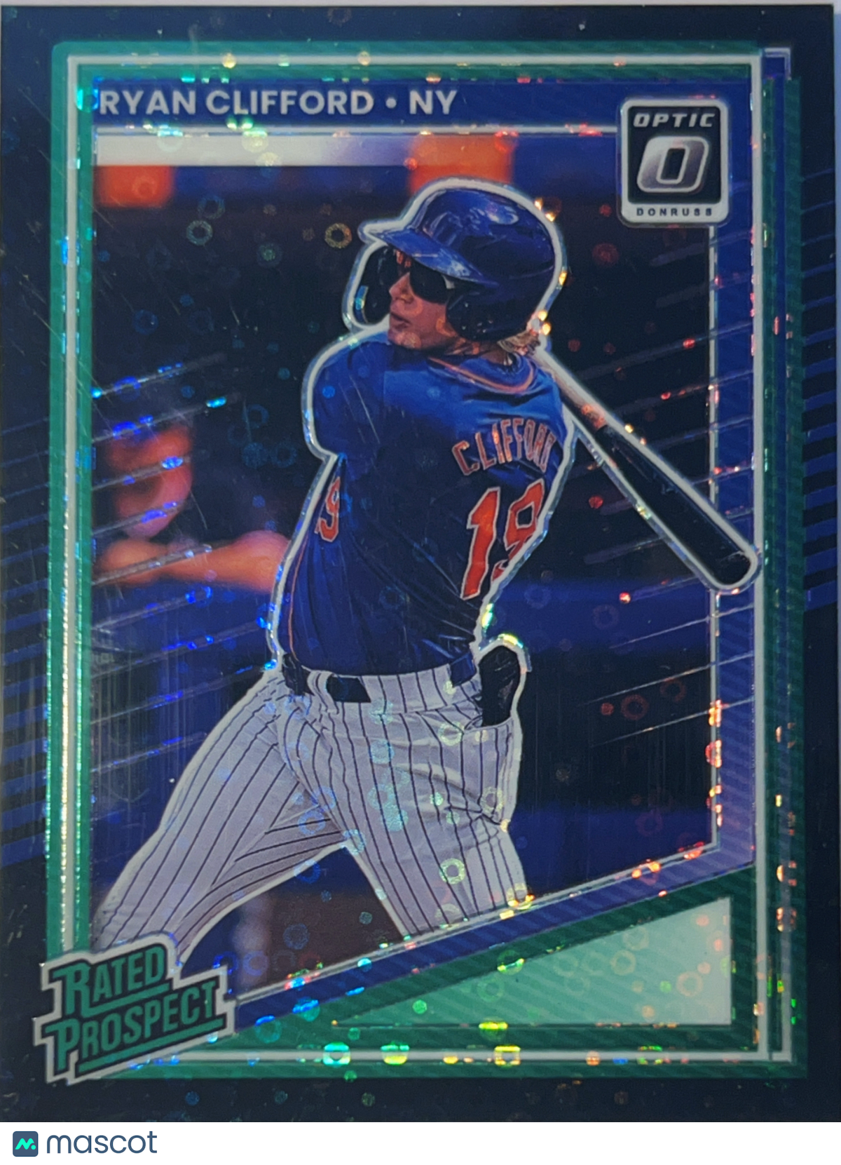 2025 Panini Donruss Optic Prizm Ryan Clifford #198 Black Rated Prospect