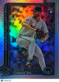 2025 Topps Update Series Cade Gibson #US131 Rainbow Foil RC