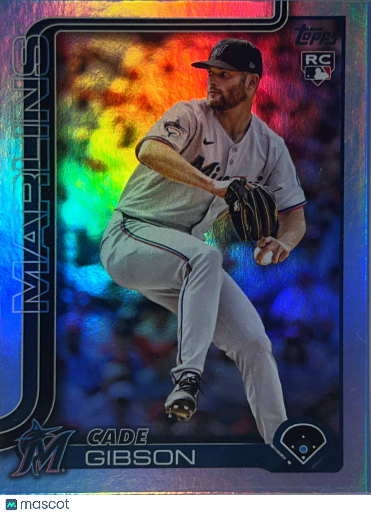 2025 Topps Update Series Cade Gibson #US131 Rainbow Foil RC