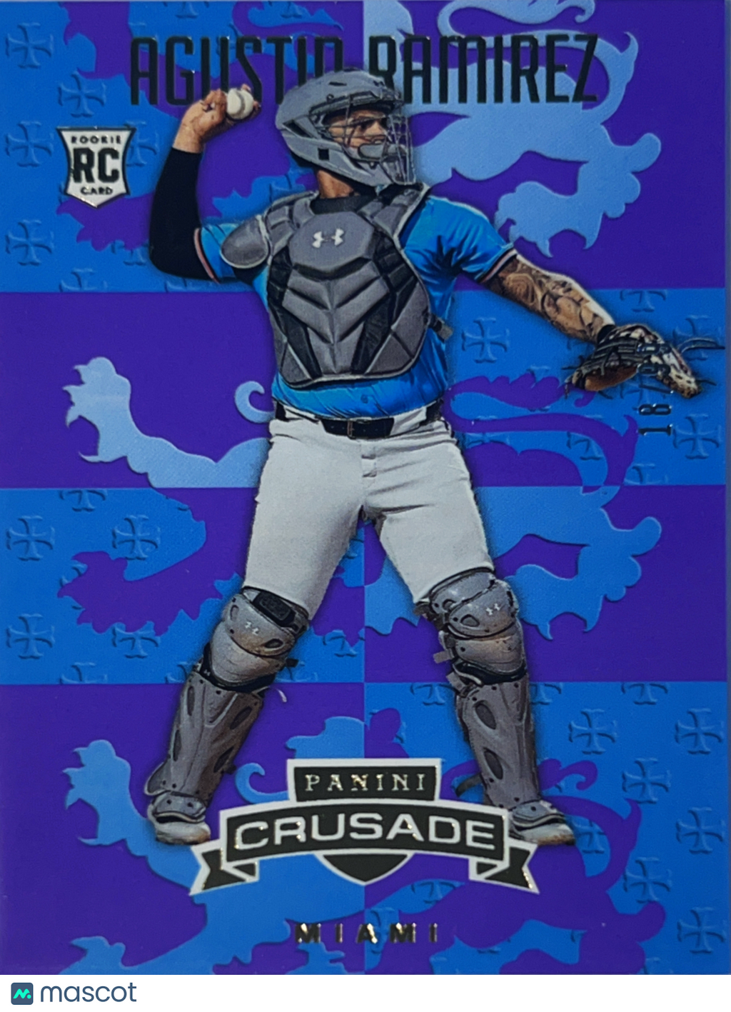 2025 Panini Crusade Agustin Ramirez #100 Blue RC