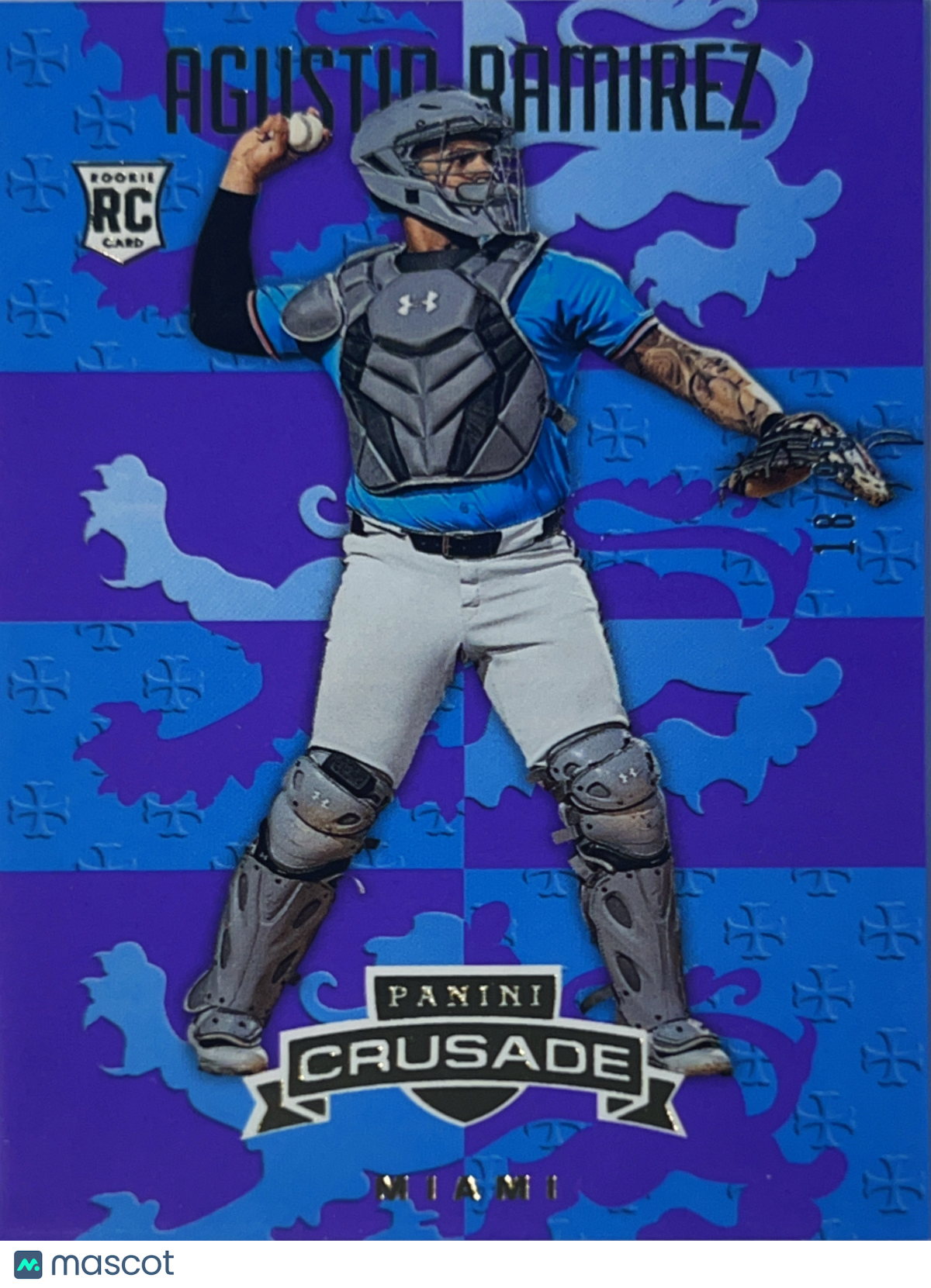 2025 Panini Crusade Agustin Ramirez #100 Blue RC