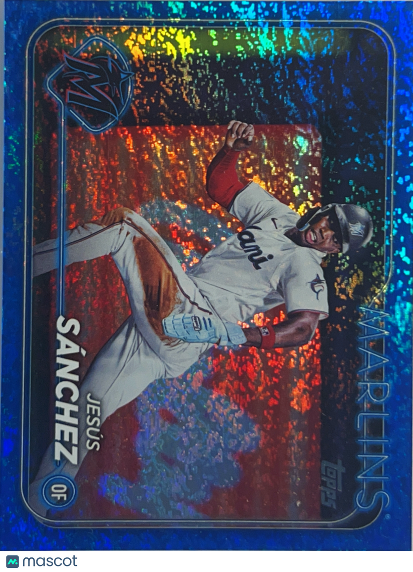 2024 Topps Series 2 Jesús Sánchez #580 Blue Foil Board