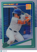 2025 Panini Donruss Clearly Drew Gilbert #157 Rated Prospect