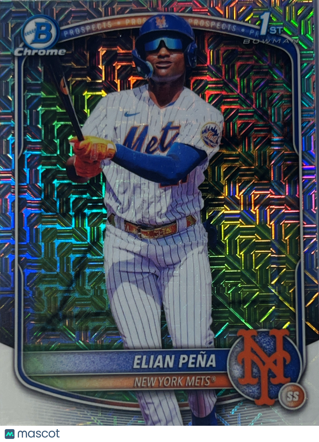 2025 Topps Bowman Chrome Elian Peña #BCP-155 Mojo Refractor