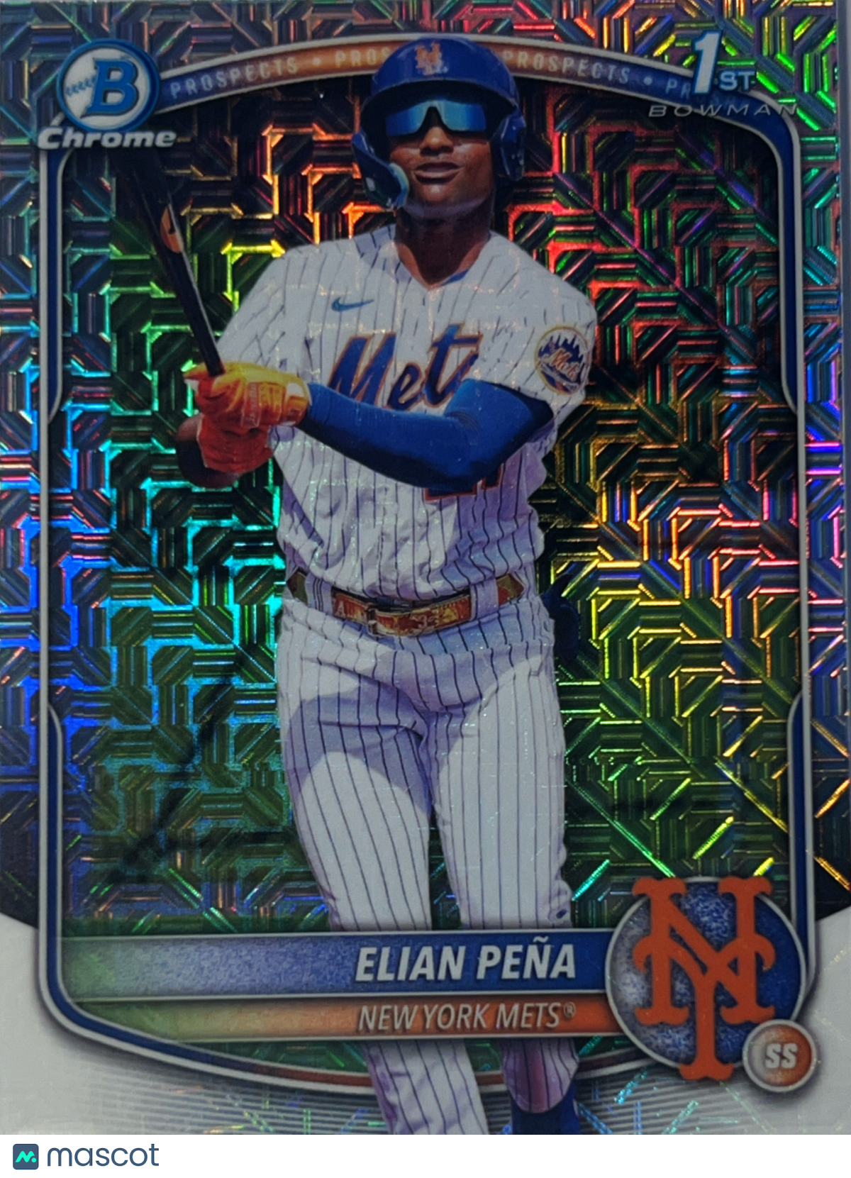 2025 Topps Bowman Chrome Elian Peña #BCP-155 Mojo Refractor