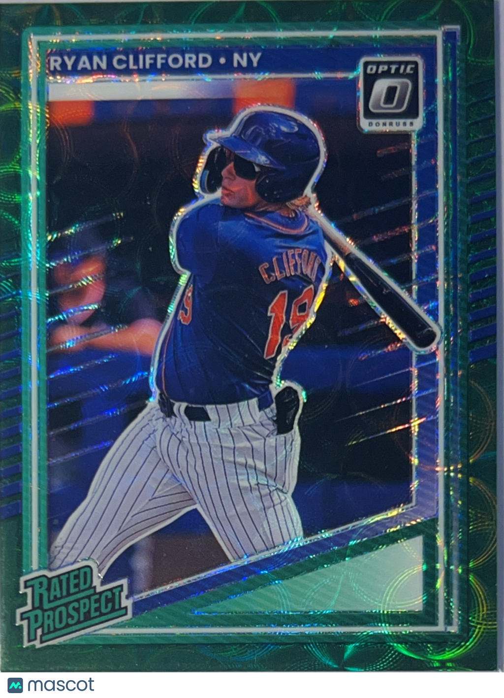 2025 Panini Donruss Optic Prizm Ryan Clifford #198 Green Velocity /65