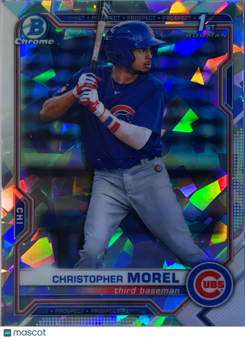 2021 Bowman Chrome Christopher Morel #BCP-131 Sapphire Refractor