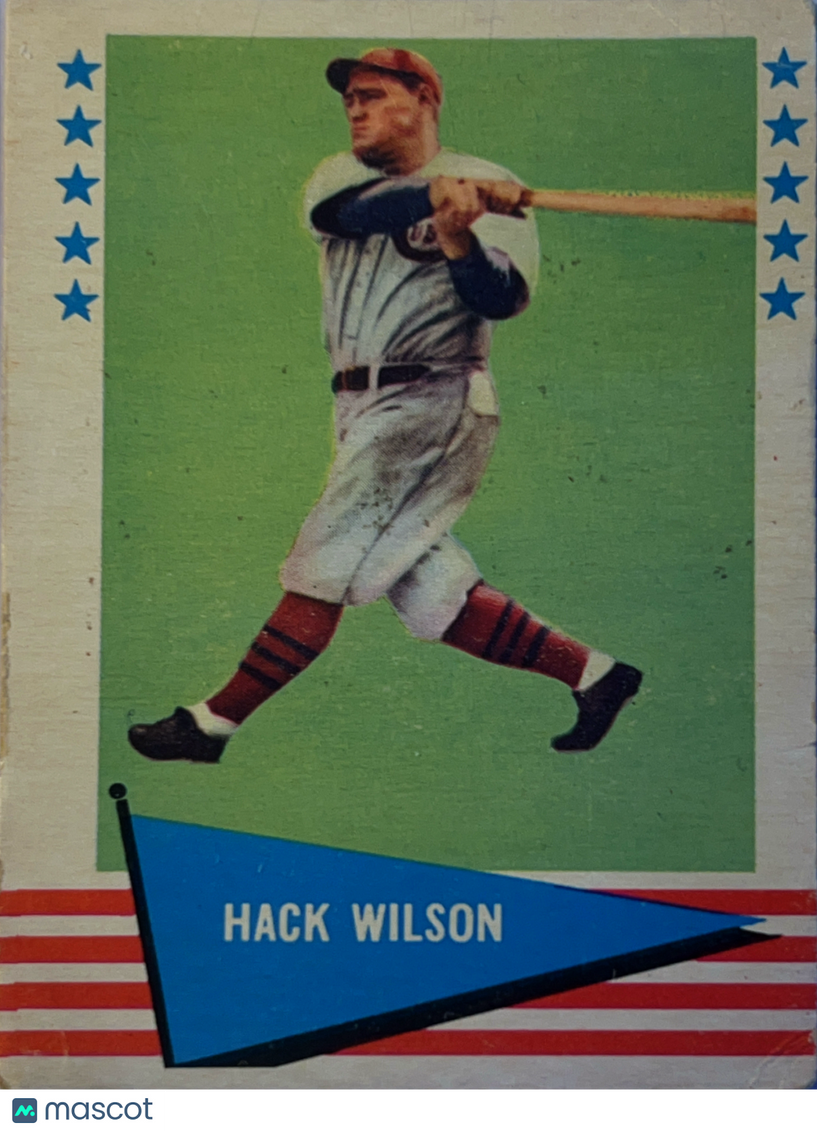 1961 Fleer Baseball Greats Hack Wilson #87