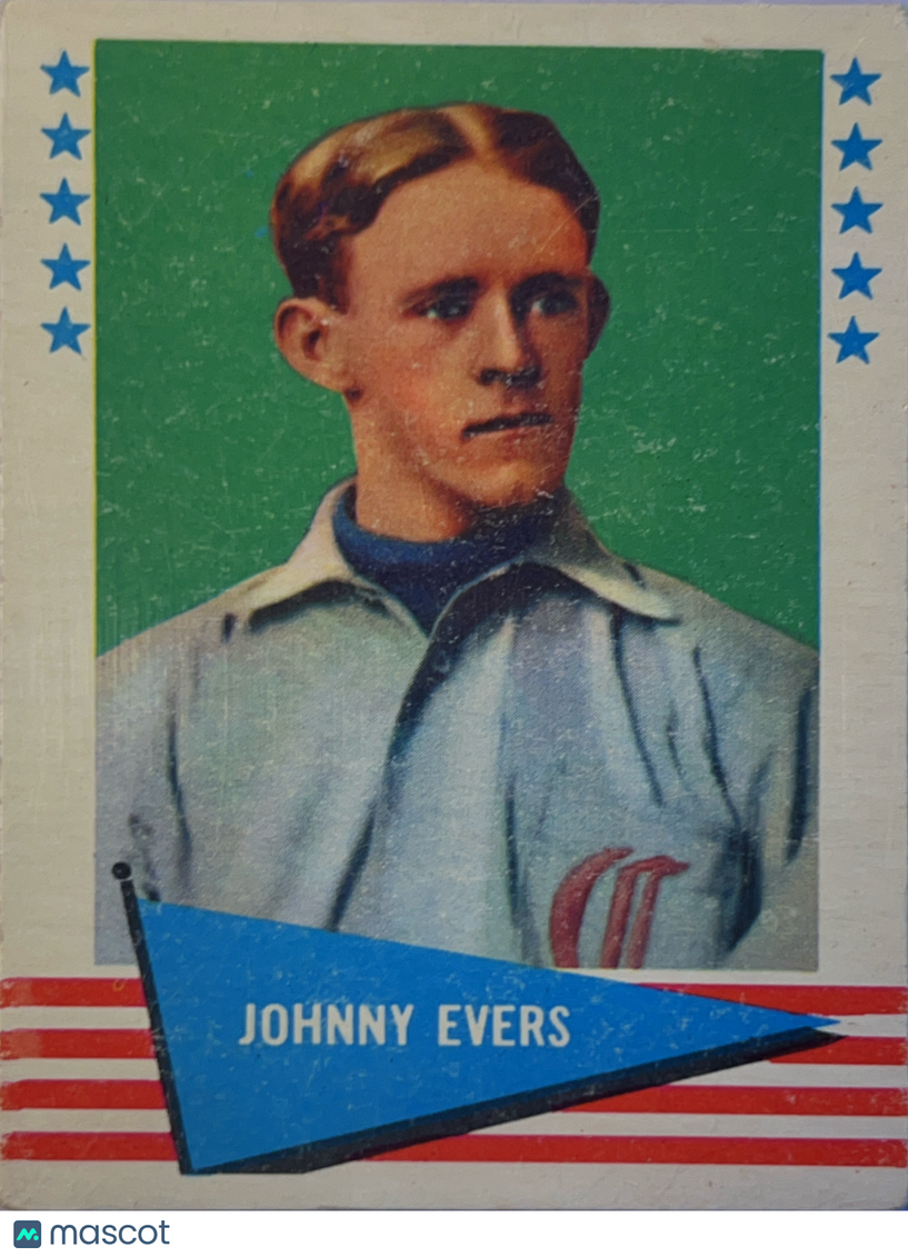 1961 F.H.F. Baseball Greats Johnny Evers #23