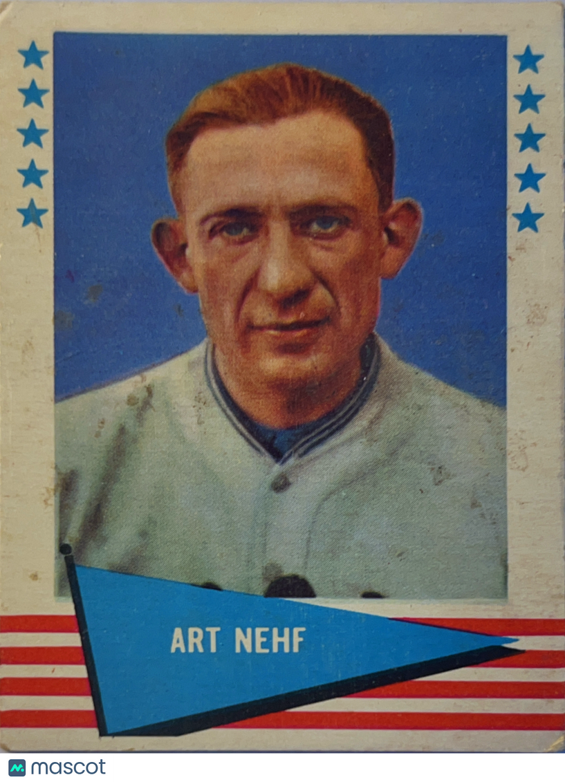 1961 Fleer Baseball Greats Art Nehf #65