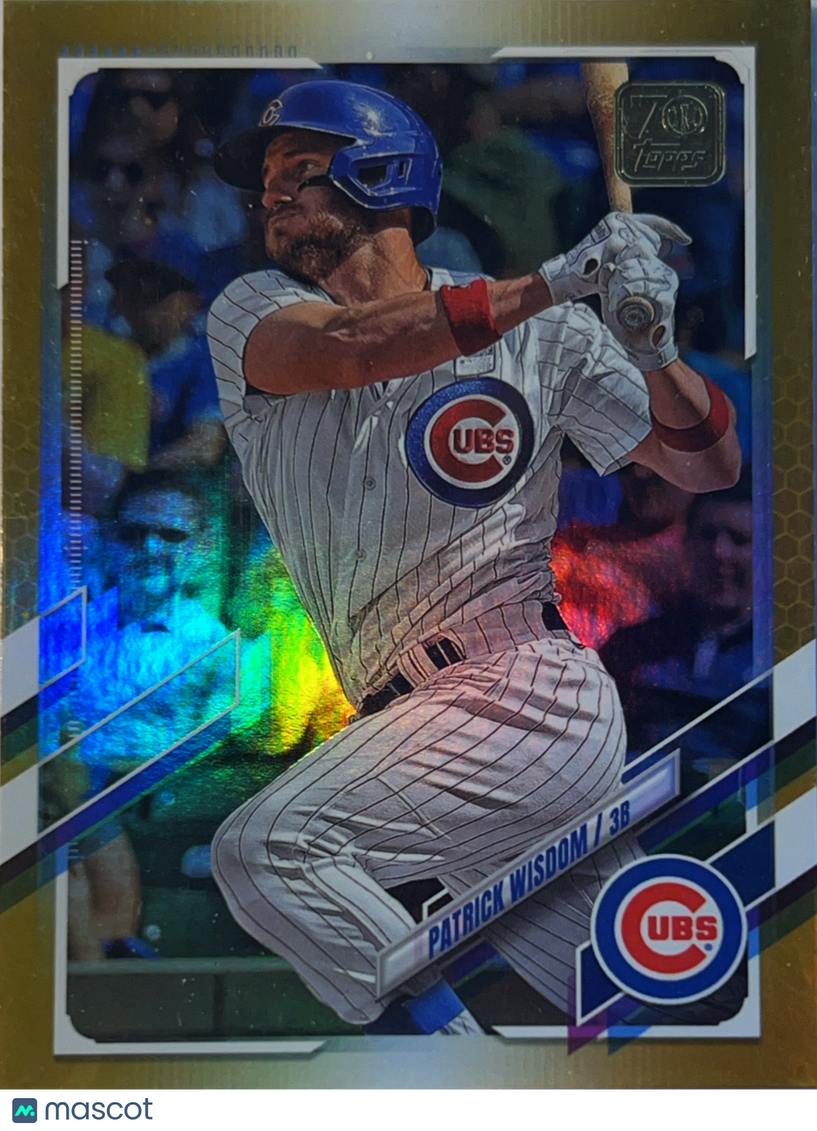 2021 Topps Update Series Patrick Wisdom #US316 Gold Foil