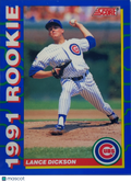 1991 Score Lance Dickson #24