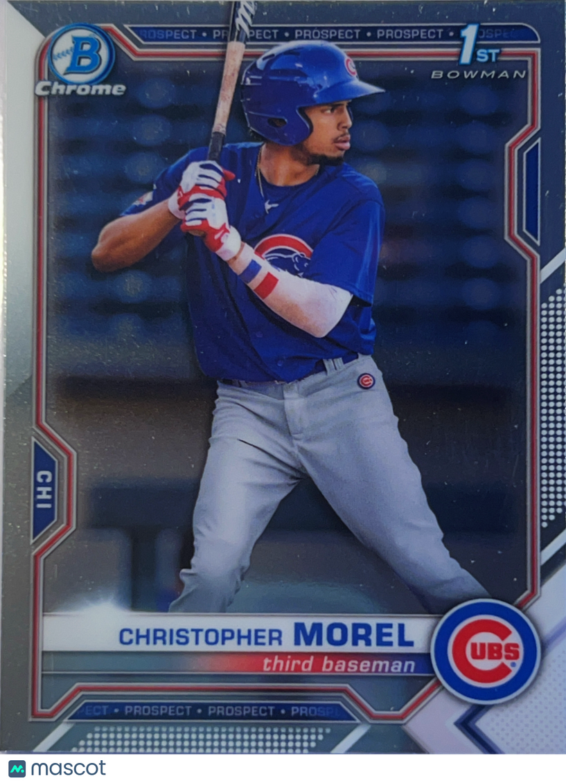 2021 Bowman Chrome Christopher Morel #BCP-131 1st Bowman