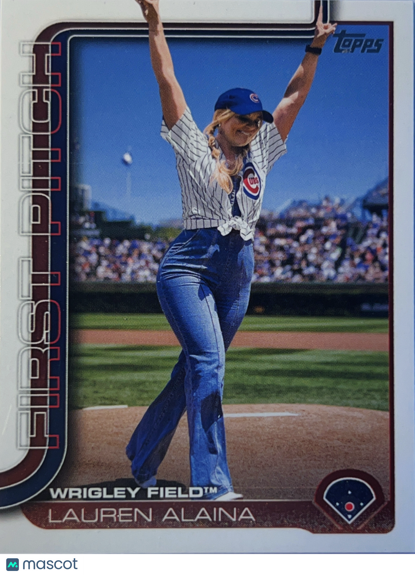 2025 Topps Series One First Pitch Lauren Alaina #FP-9