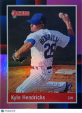 2022 Donruss 1988 Retro Kyle Hendricks #259 Pink Holo