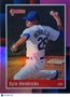 2022 Donruss 1988 Retro Kyle Hendricks #259 Pink Holo