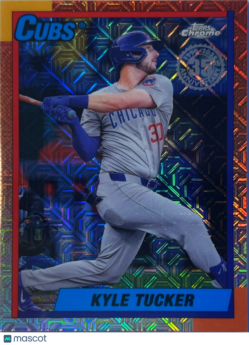 2025 Topps Chrome 1990 Topps Silver Pack Mojo Refractor Kyle Tucker #T90C-120
