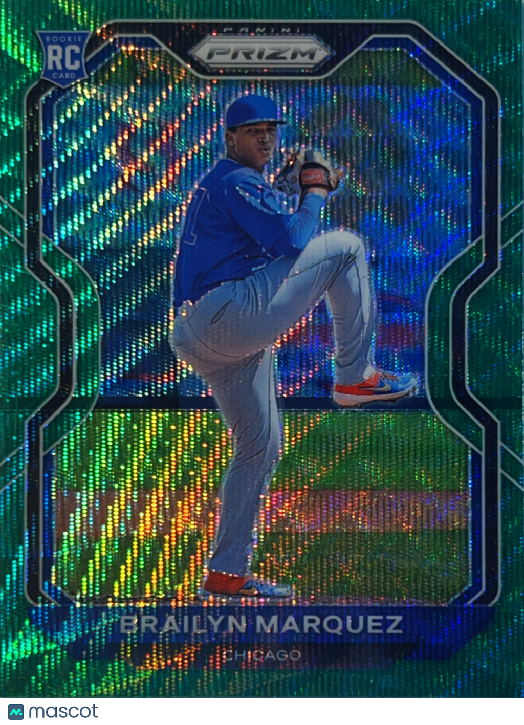 2021 Panini Prizm Brailyn Marquez #12 Green Scope RC