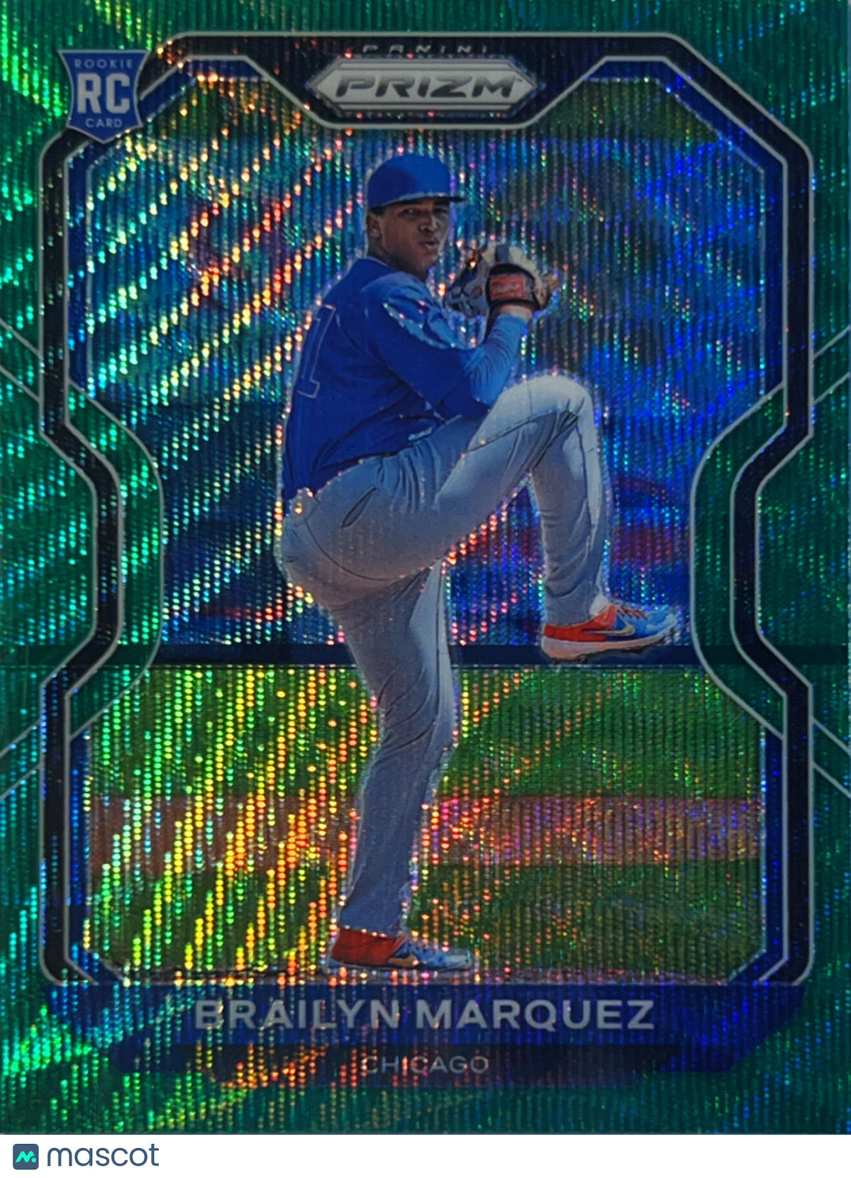 2021 Panini Prizm Brailyn Marquez #12 Green Scope RC
