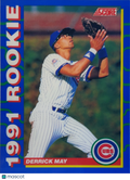 1991 Score Derrick May #36