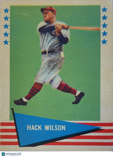 1961 Fleer Baseball Greats Hack Wilson #87