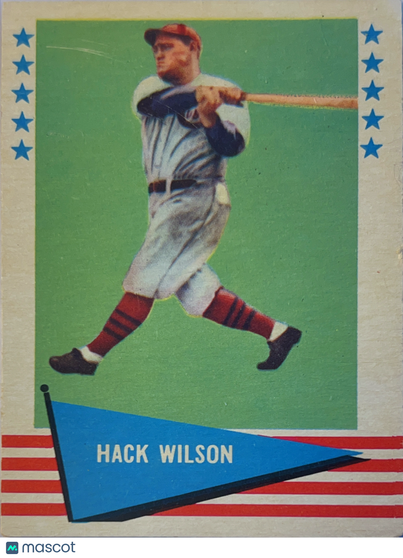 1961 Fleer Baseball Greats Hack Wilson #87