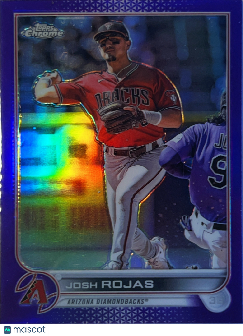 2022 Topps Chrome Josh Rojas #USC172 Purple Speckle Refractor