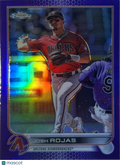 2022 Topps Chrome Josh Rojas #USC172 Purple Speckle Refractor