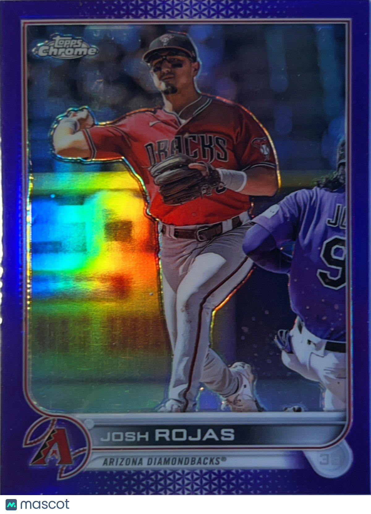 2022 Topps Chrome Josh Rojas #USC172 Purple Speckle Refractor