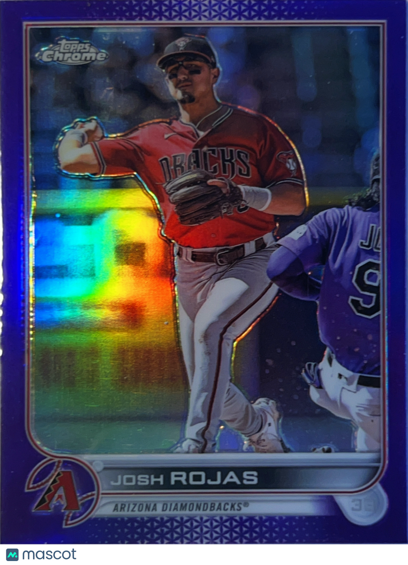 2022 Topps Chrome Josh Rojas #USC172 Purple Speckle Refractor