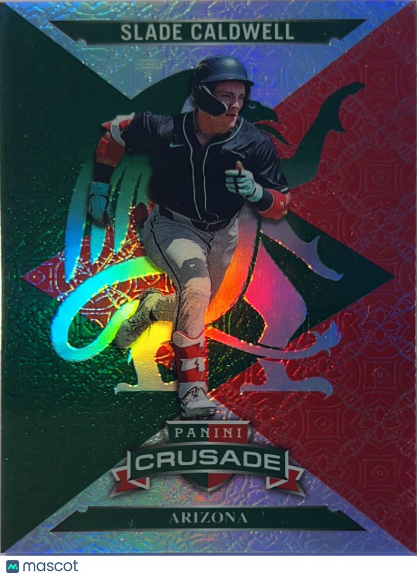 2025 Panini Crusade Slade Caldwell #92 Red Prizm /249