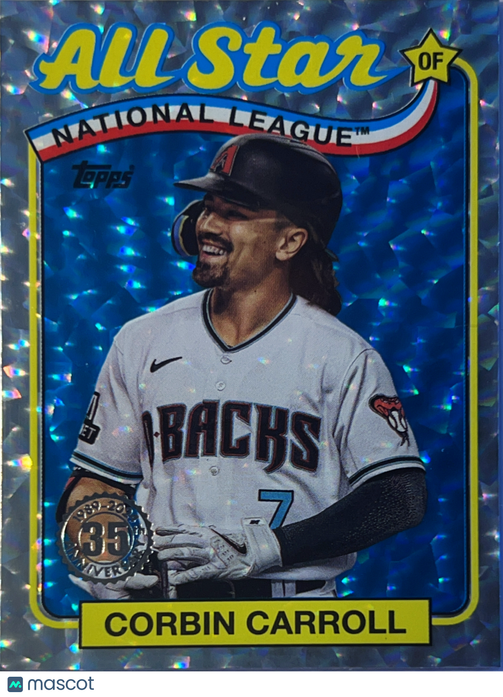 2024 Topps Silver Pack Series 1 Corbin Carroll #89ASB-26 Blue Mojo Refractor