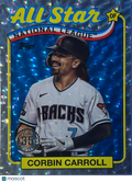 2024 Topps Silver Pack Series 1 Corbin Carroll #89ASB-26 Blue Mojo Refractor