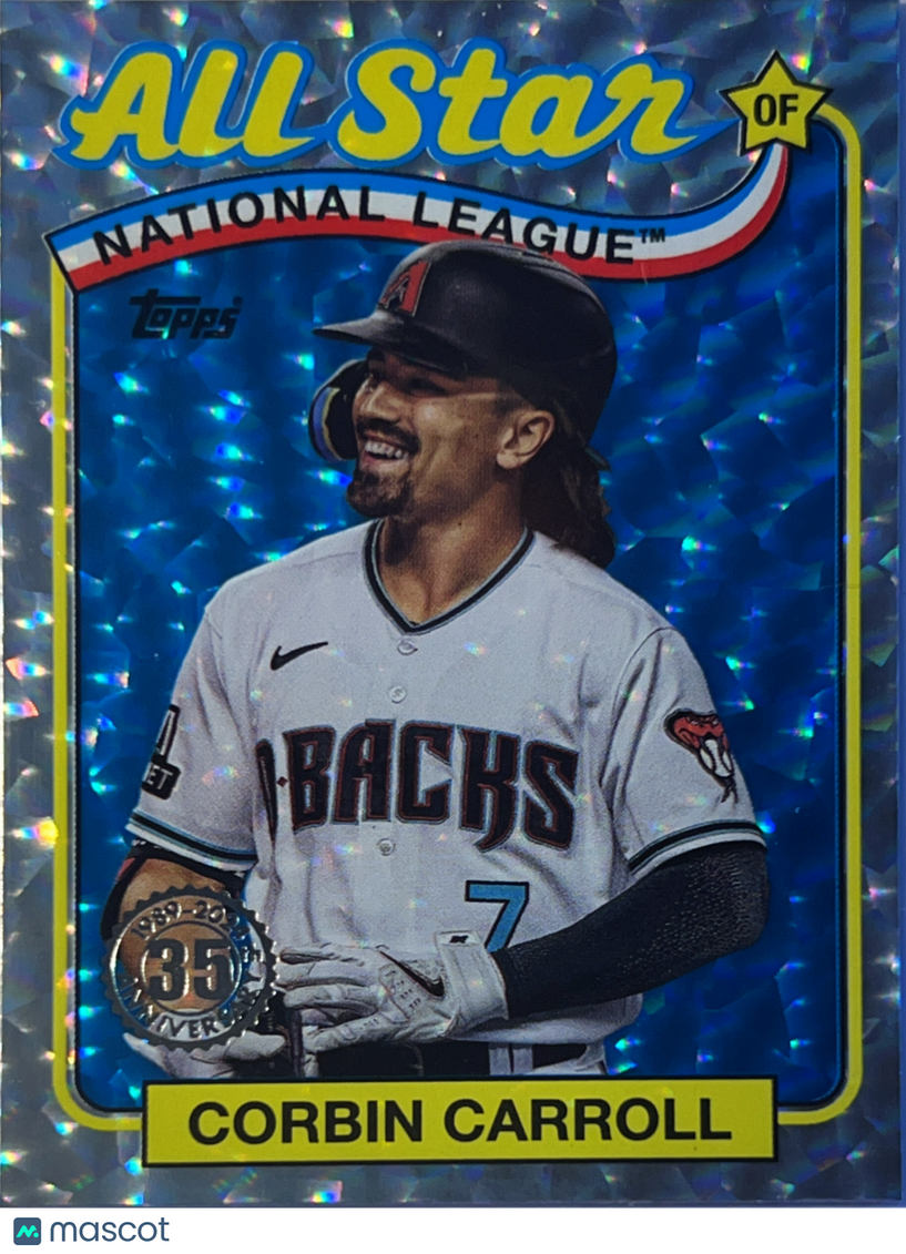 2024 Topps Silver Pack Series 1 Corbin Carroll #89ASB-26 Blue Mojo Refractor
