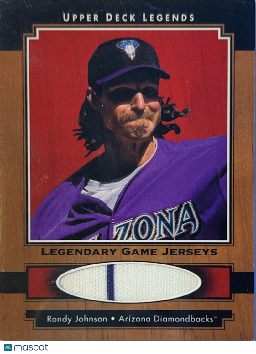 2001 Upper Deck Legends Legendary Game Jerseys Randy Johnson #J-RJo