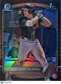 2025 Bowman Chrome Slade Caldwell #BCP-21 Reptilian Refractor