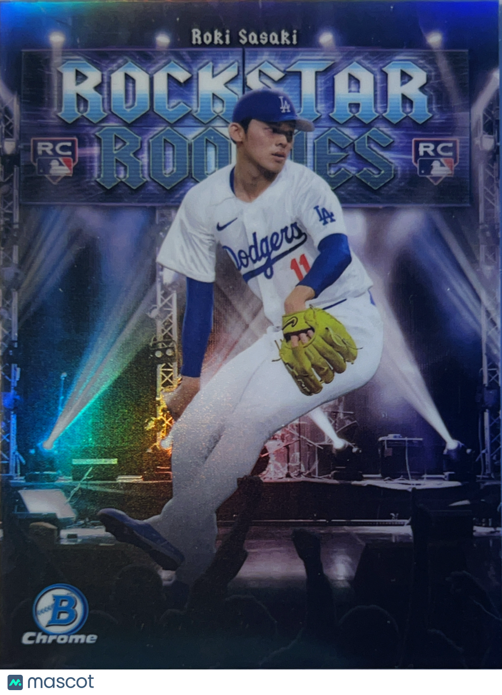2025 Bowman Chrome Rockstar Rookies Roki Sasaki #RR-20 RC