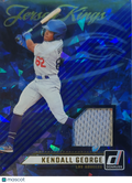 2024 Panini Donruss Jersey Kings Kendall George #JK-KG Blue Cracked Ice