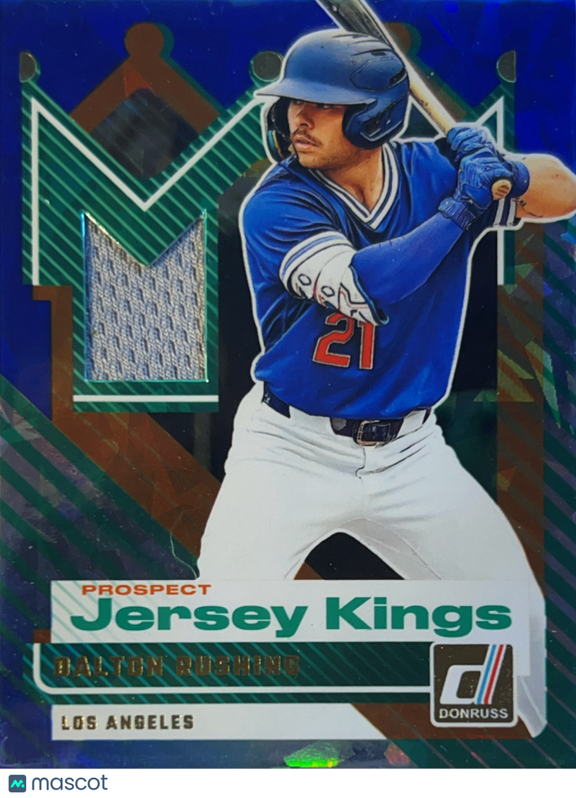 2025 Panini Donruss Jersey Kings Dalton Rushing #PJK-DR Jersey patch