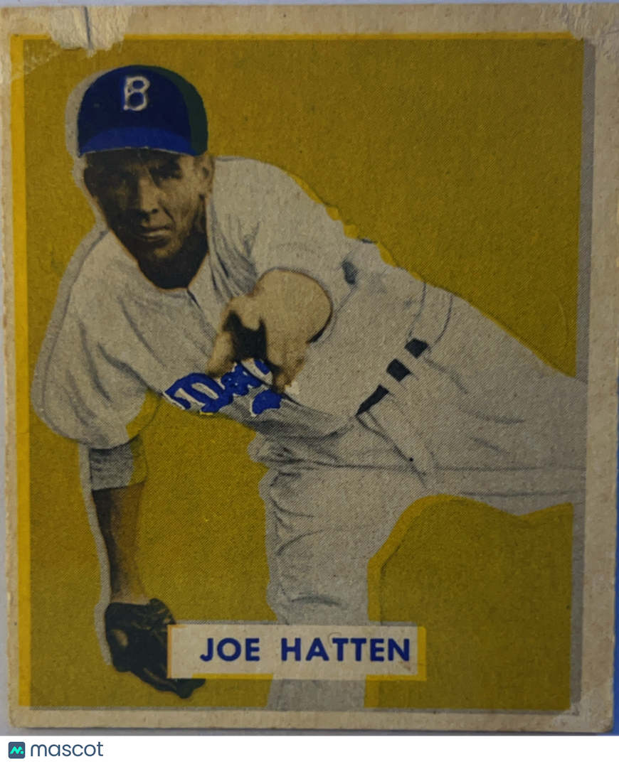 1949 Bowman Joe Hatten #116