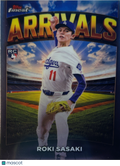 2025 Topps Finest Arrivals Roki Sasaki #A-11 RC