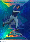 2025 Panini Crusade Kellon Lindsey #39 Blue Prizm /199