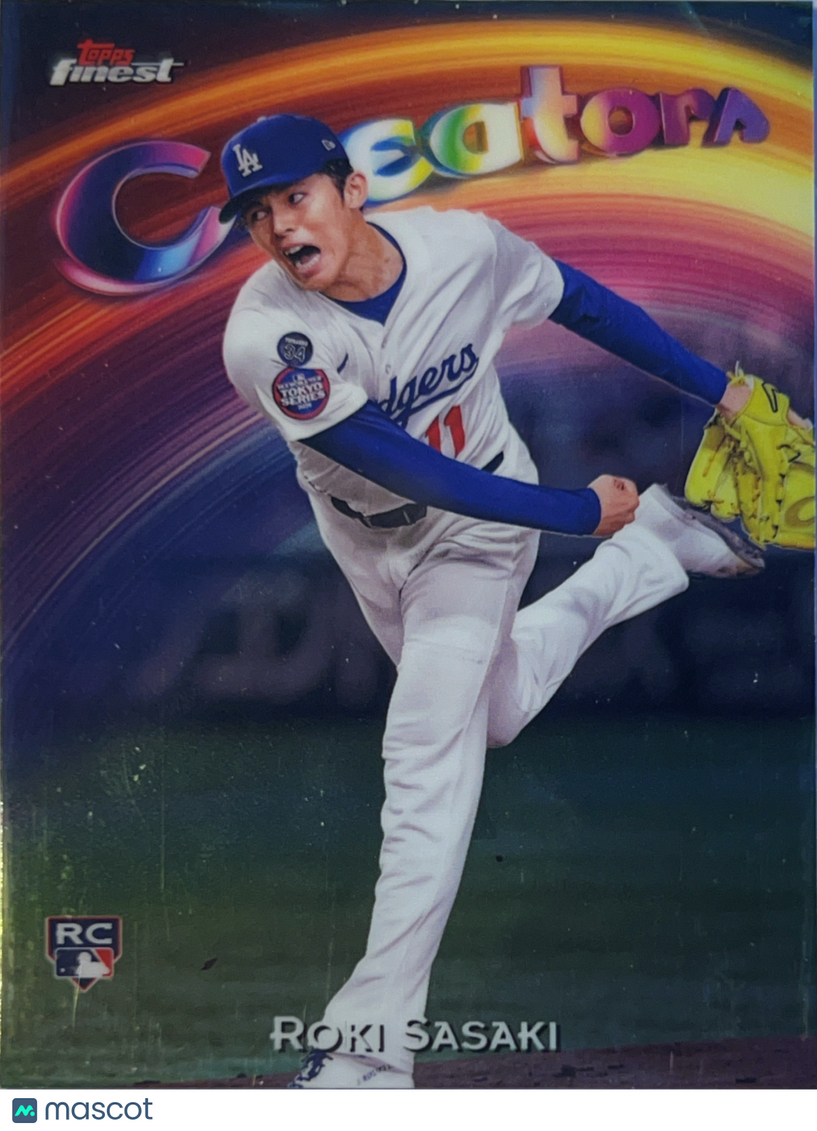 2025 Topps Finest Creators Roki Sasaki #C-16 RC