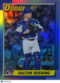 2025 Topps Series 1 Dalton Rushing #U90-5 Rainbow Foil RC